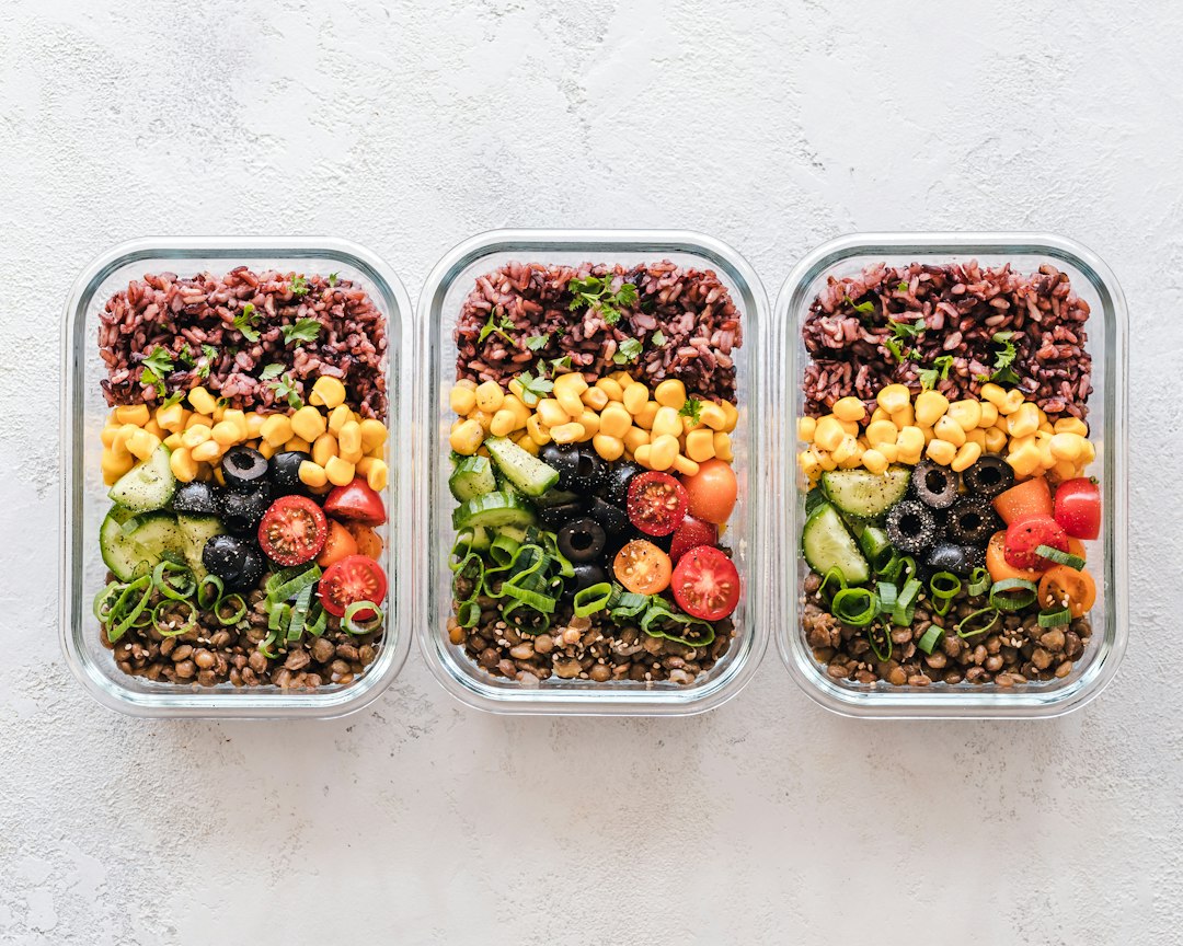 Prepared plant-based lunch portions