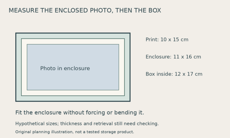Store Loose Printed Photos: Choose Enclosures Before the Box